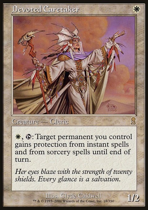 Devoted Caretaker, Odyssey #18, Magic: The Gathering card