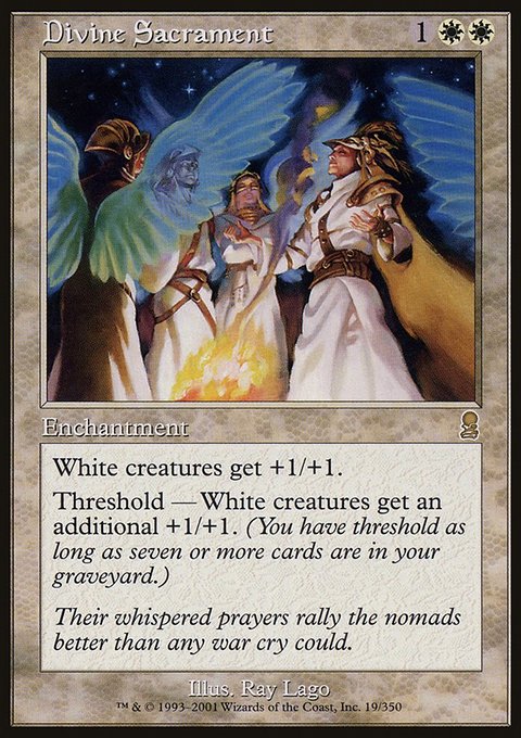 Divine Sacrament, Odyssey #19, Magic: The Gathering card