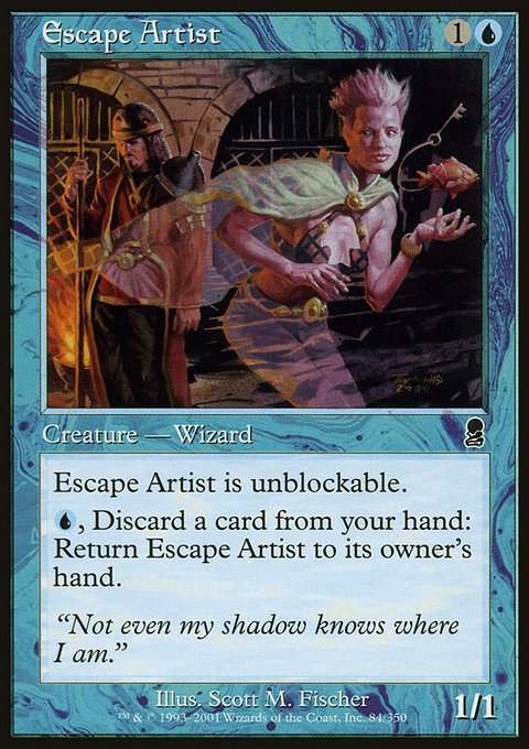 Escape Artist, Odyssey #84, Magic: The Gathering card