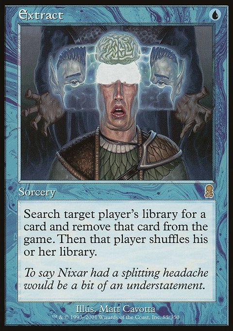 Extract, Odyssey #85, Magic: The Gathering card