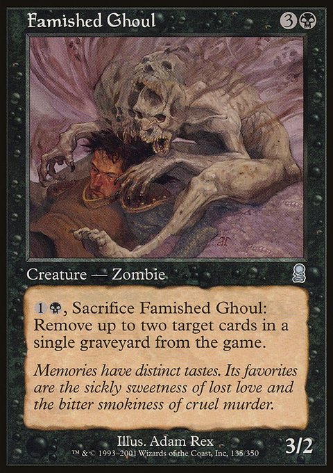 Famished Ghoul, Odyssey #135, Magic: The Gathering card