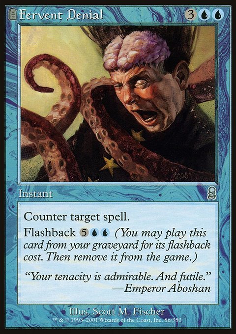 Fervent Denial, Odyssey #86, Magic: The Gathering card
