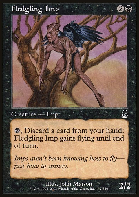 Fledgling Imp, Odyssey #137, Magic: The Gathering card
