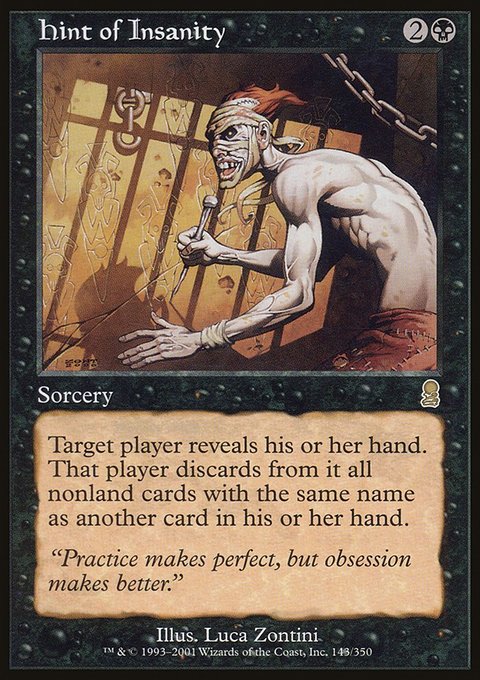 Hint of Insanity, Odyssey #143, Magic: The Gathering card