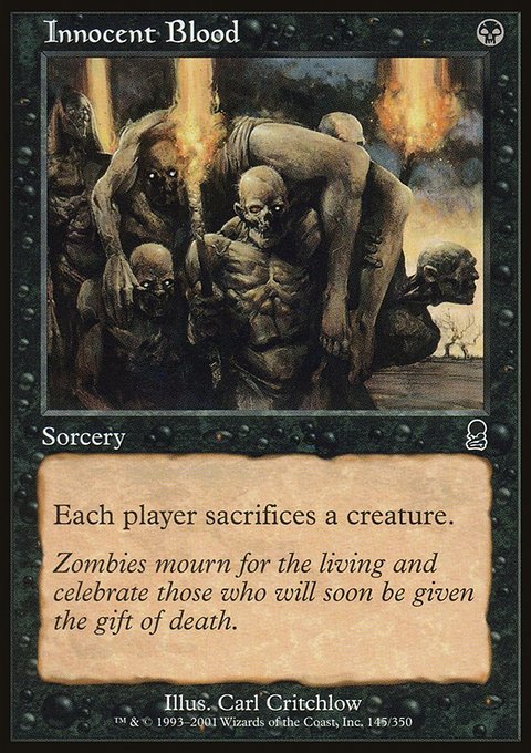 Innocent Blood, Odyssey #145, Magic: The Gathering card