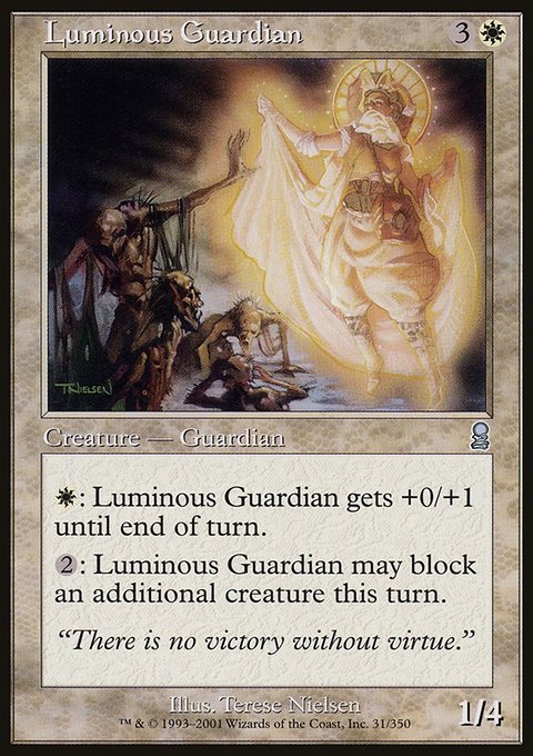 Luminous Guardian, Odyssey #31, Magic: The Gathering card