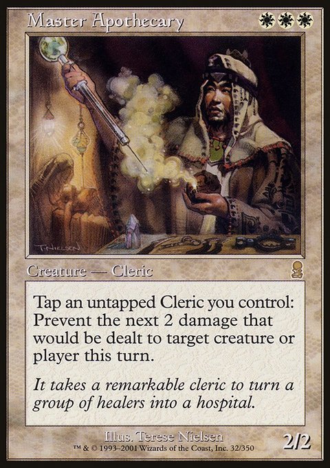 Master Apothecary, Odyssey #32, Magic: The Gathering card
