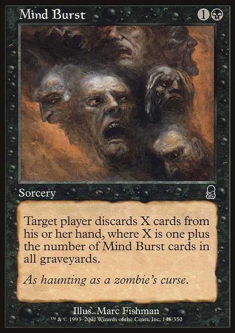 Mind Burst, Odyssey #148, Magic: The Gathering card