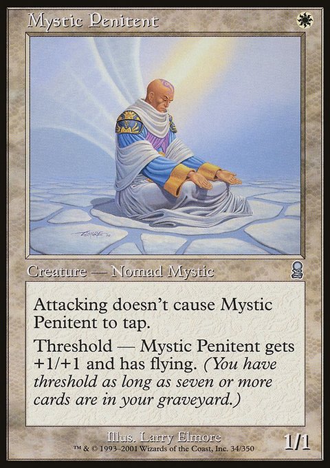 Mystic Penitent, Odyssey #34, Magic: The Gathering card