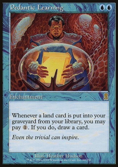 Pedantic Learning, Odyssey #90, Magic: The Gathering card