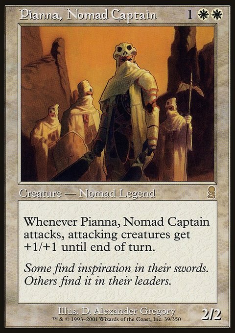 Pianna, Nomad Captain, Odyssey #39, Magic: The Gathering card
