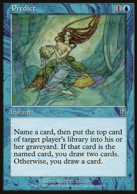 Predict, Odyssey #94, Magic: The Gathering card