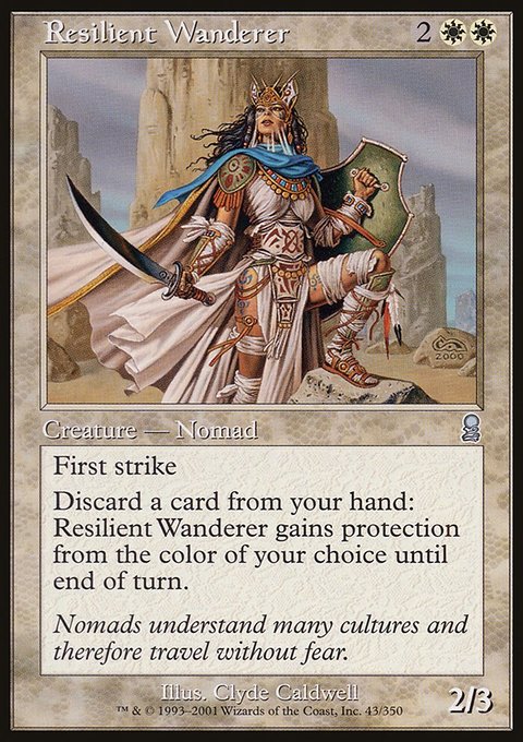 Resilient Wanderer, Odyssey #43, Magic: The Gathering card