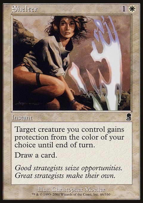 Shelter, Odyssey #46, Magic: The Gathering card