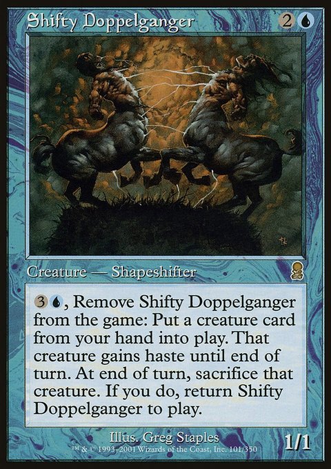 Shifty Doppelganger, Odyssey #101, Magic: The Gathering card