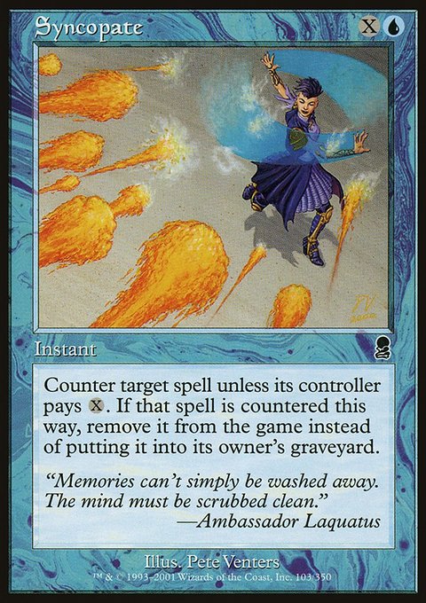 Syncopate, Odyssey #103, Magic: The Gathering card