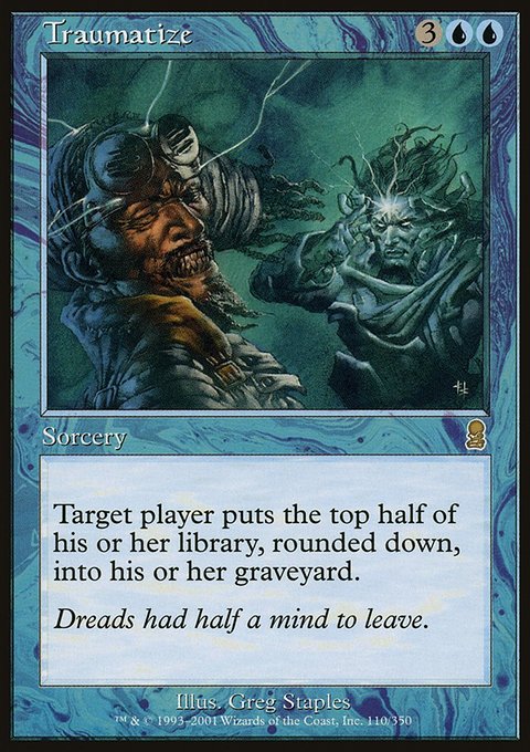 Traumatize, Odyssey #110, Magic: The Gathering card
