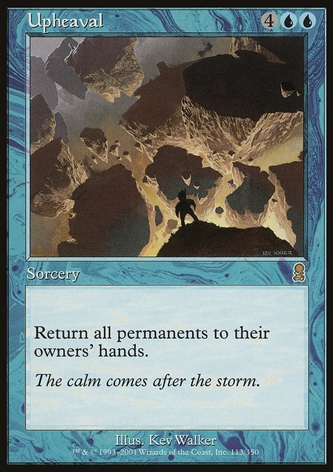 Upheaval, Odyssey #113, Magic: The Gathering card