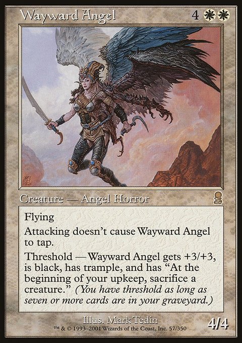 Wayward Angel, Odyssey #57, Magic: The Gathering card