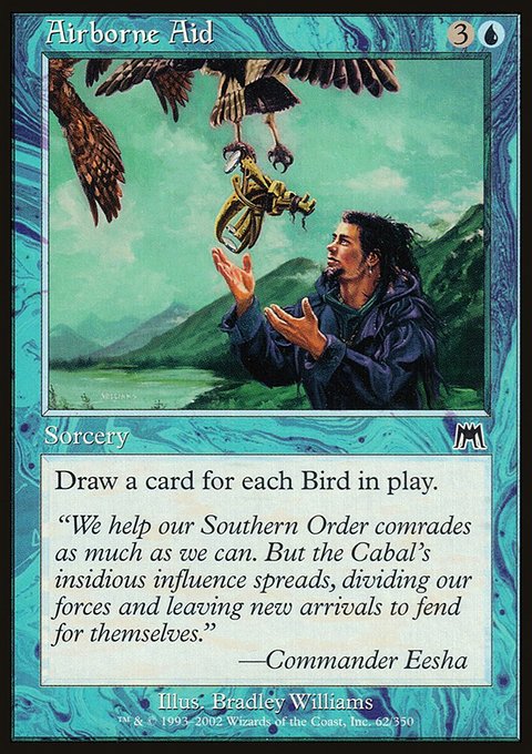Airborne Aid, Onslaught #62, Magic: The Gathering card