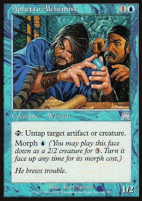 Aphetto Alchemist, Onslaught #64, Magic: The Gathering card