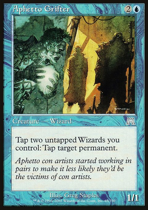 Aphetto Grifter, Onslaught #65, Magic: The Gathering card
