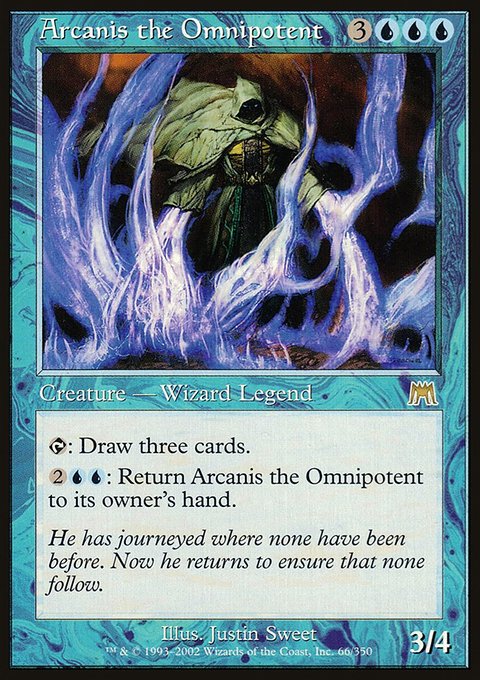 Arcanis the Omnipotent, Onslaught #66, Magic: The Gathering card