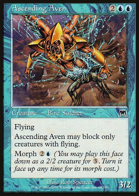 Ascending Aven, Onslaught #68, Magic: The Gathering card
