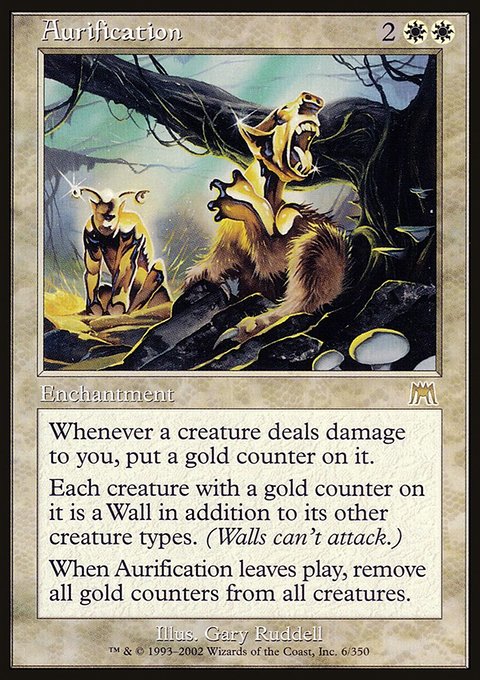 Aurification, Onslaught #6, Magic: The Gathering card