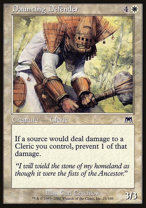 Daunting Defender, Onslaught #21, Magic: The Gathering card