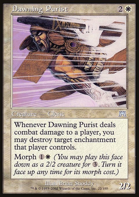 Dawning Purist, Onslaught #22, Magic: The Gathering card