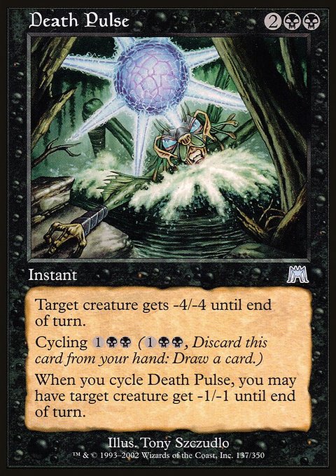 Death Pulse, Onslaught #137, Magic: The Gathering card