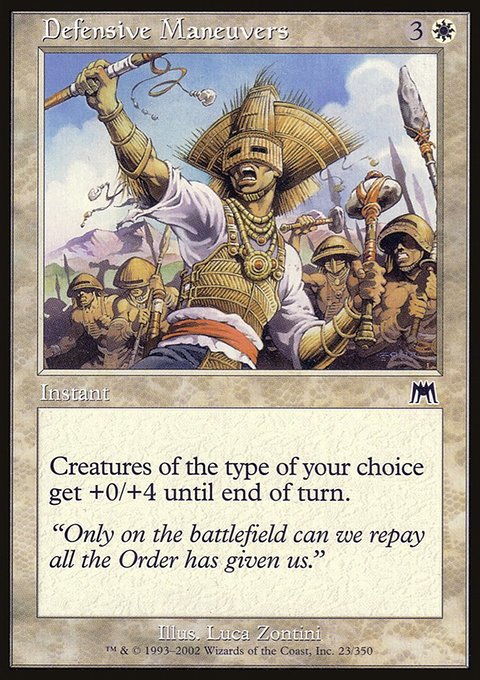 Defensive Maneuvers, Onslaught #23, Magic: The Gathering card