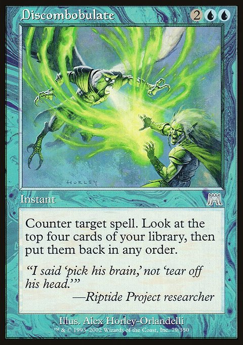 Discombobulate, Onslaught #79, Magic: The Gathering card