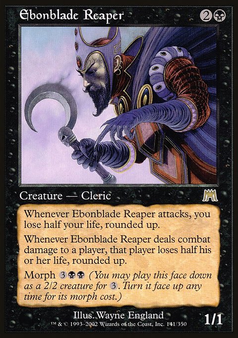 Ebonblade Reaper, Onslaught #141, Magic: The Gathering card