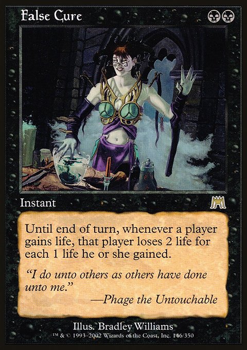 False Cure, Onslaught #146, Magic: The Gathering card