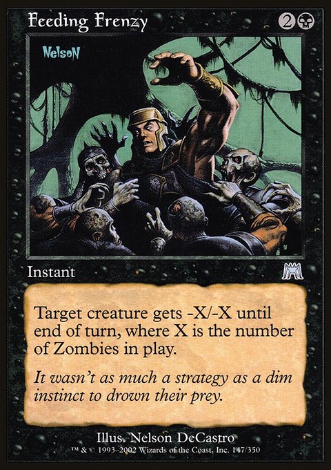 Feeding Frenzy, Onslaught #147, Magic: The Gathering card