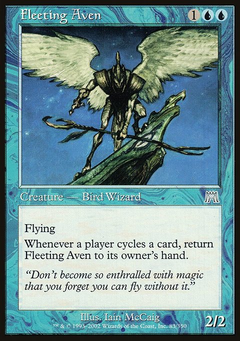 Fleeting Aven, Onslaught #83, Magic: The Gathering card