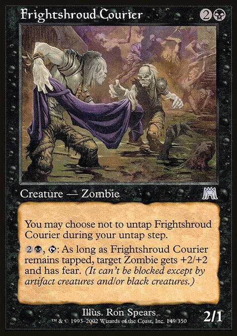 Frightshroud Courier, Onslaught #149, Magic: The Gathering card
