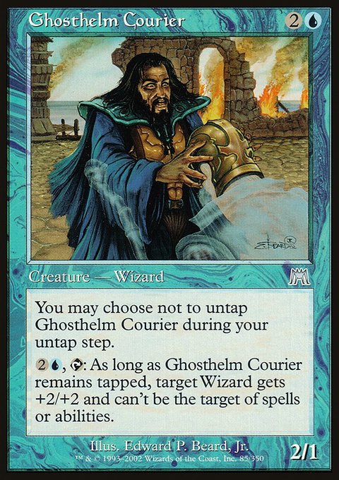 Ghosthelm Courier, Onslaught #85, Magic: The Gathering card