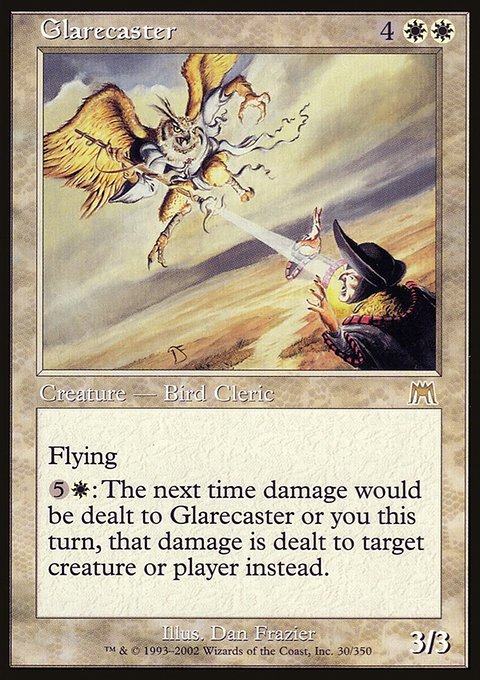 Glarecaster, Onslaught #30, Magic: The Gathering card
