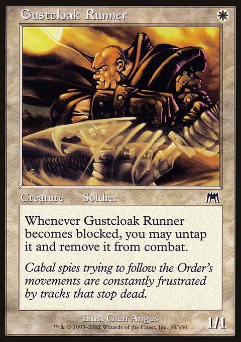 Gustcloak Runner, Onslaught #35, Magic: The Gathering card