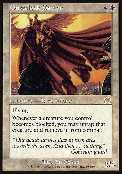 Gustcloak Savior, Onslaught #36, Magic: The Gathering card