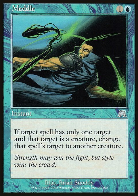 Meddle, Onslaught #92, Magic: The Gathering card