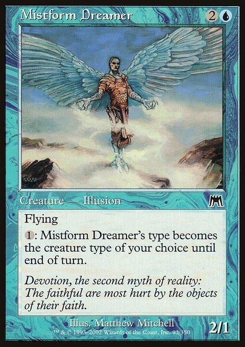 Mistform Dreamer, Onslaught #93, Magic: The Gathering card