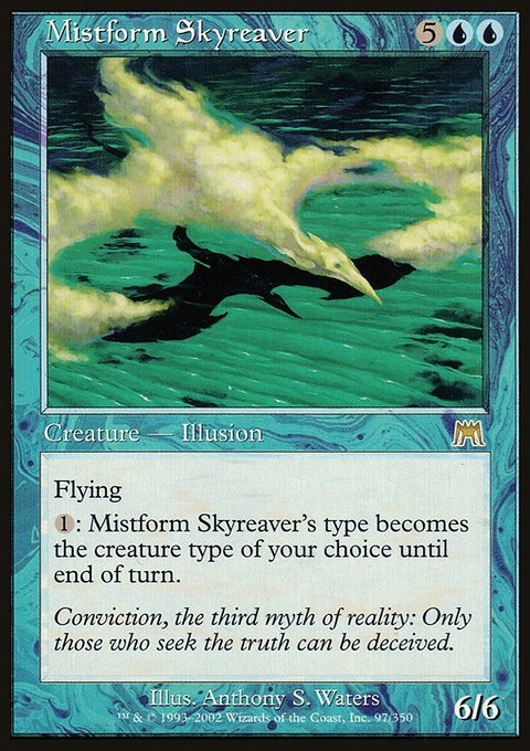 Mistform Skyreaver, Onslaught #97, Magic: The Gathering card