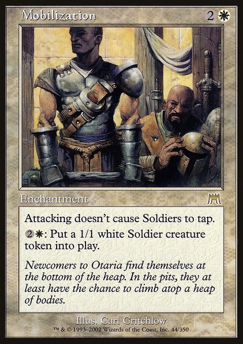 Mobilization, Onslaught #44, Magic: The Gathering card
