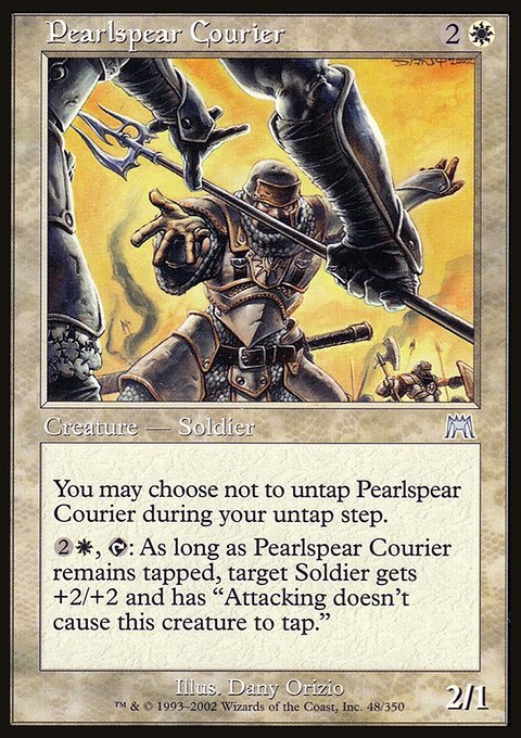 Pearlspear Courier, Onslaught #48, Magic: The Gathering card