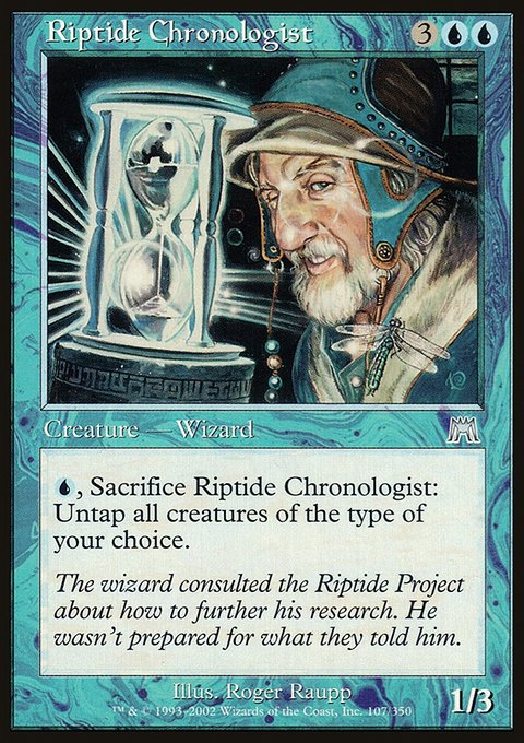 Riptide Chronologist, Onslaught #107, Magic: The Gathering card