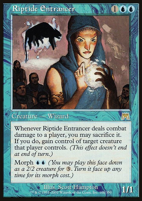 Riptide Entrancer, Onslaught #108, Magic: The Gathering card